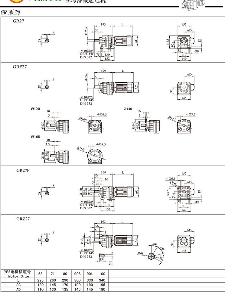 TR28齒輪減速機(jī)圖紙 TR28齒輪減速機(jī)圖紙