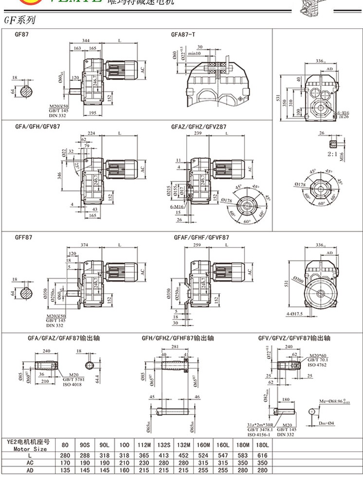 TF88減速機(jī)尺寸圖紙 TF88減速機(jī)尺寸圖紙