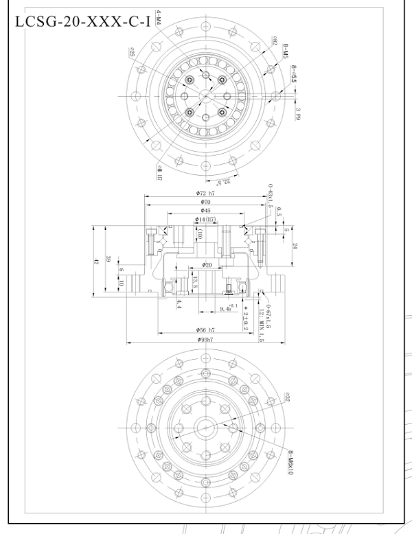 LCSG20諧波減速機 LCSG20諧波減速機