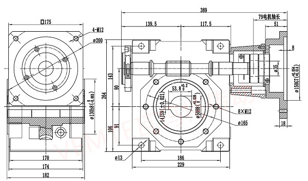 jdlb090雙導(dǎo)程減速機(jī)JDLB090圖紙 jdlb090雙導(dǎo)程減速機(jī)JDLB090圖紙