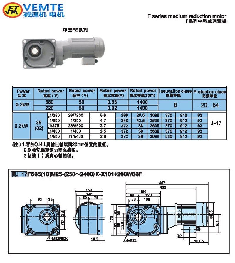 縮框型大速比0.2KW-空心軸 縮框型大速比0.2KW-空心軸