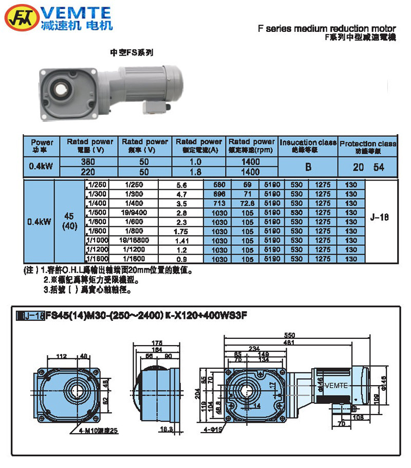 縮框型大速比0.4KW-空心軸 縮框型大速比0.4KW-空心軸