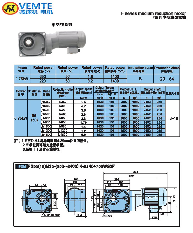 縮框型大速比0.75KW-空心軸 縮框型大速比0.75KW-空心軸
